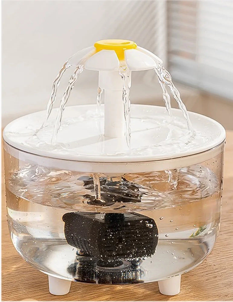 Automatic Pet Water Fountain USB Powered Silent Cats And Dogs