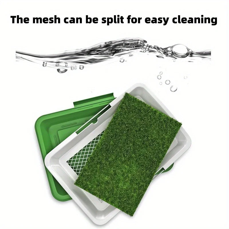 Hign-concerned Odorless Dog Feces Training Pad With Artificial Turf Toilet