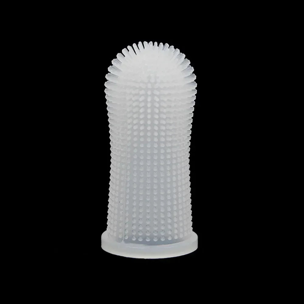 High-concerned Cat And Dog Soft Silicone Finger Toothbrush For Teeth