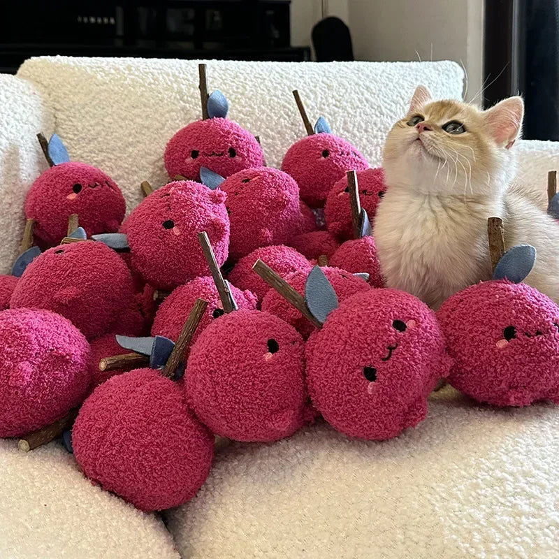 CN Guangdong Plush Cat Toy Silvervine Interactive Chewing Toy