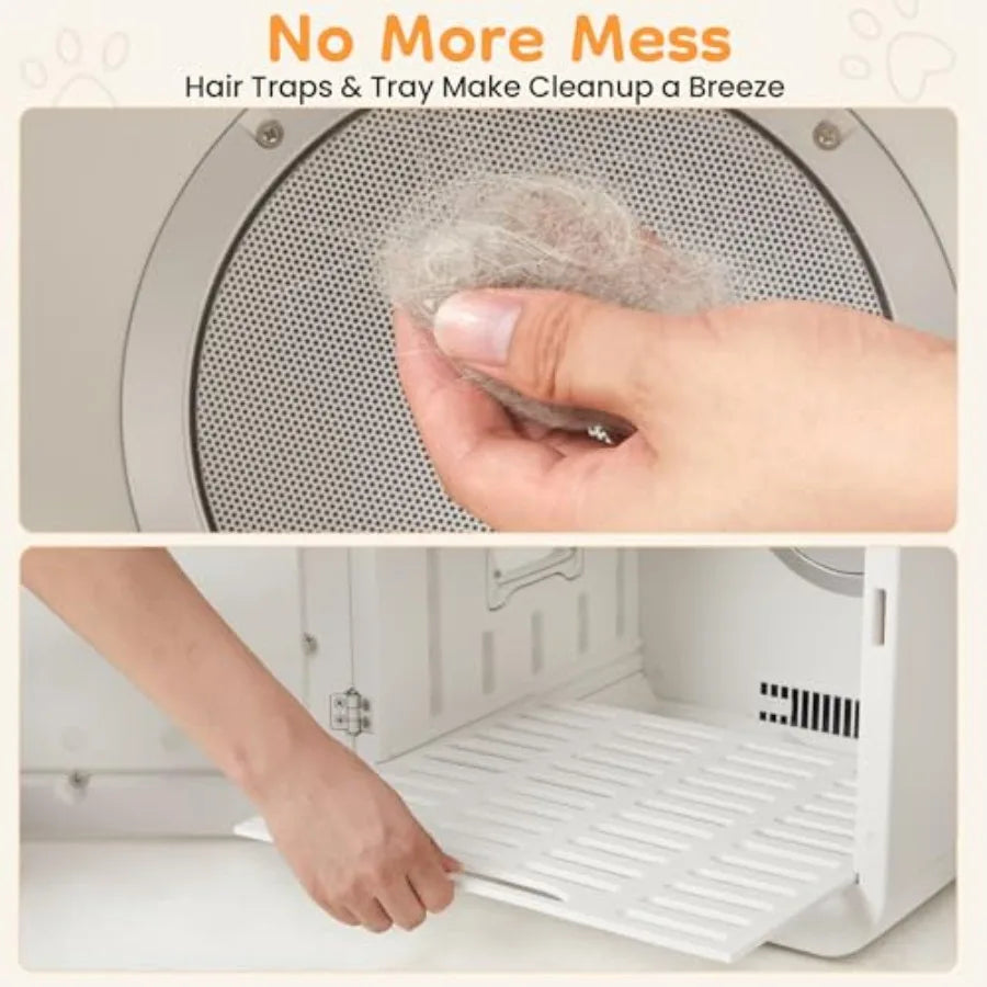 MDNG Automatic Pet Hair Dryer Ultra Quiet 360 Airflow
