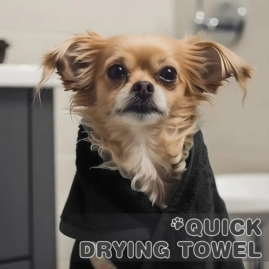 Absorbent Microfiber Dog Towels For Drying Pets