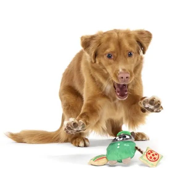 Hign-concerned Pizza Delivery Raccoon Plush Toy For Kids