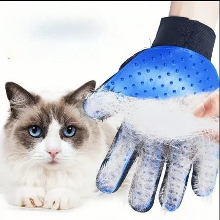 AEDGCN Pet Grooming Gloves for Cats and Dogs Deshedding Massage