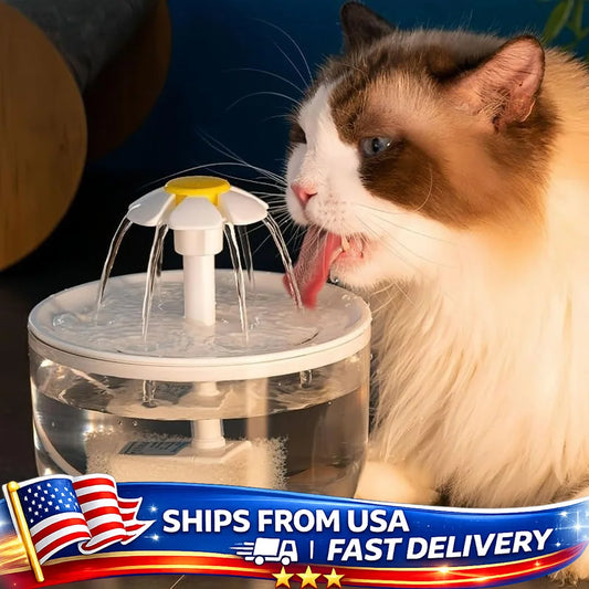 Automatic Pet Water Fountain USB Powered Silent Cats And Dogs