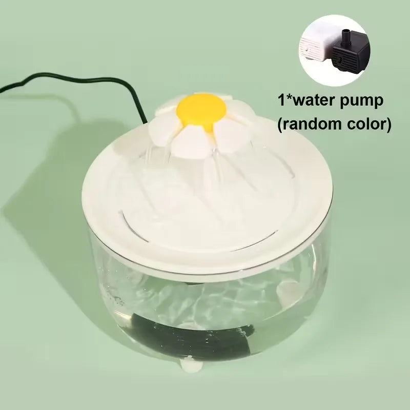 Automatic Pet Water Fountain USB Powered Silent Cats And Dogs