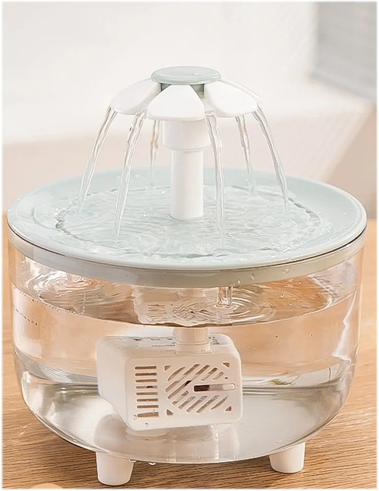 Automatic Pet Water Fountain USB Powered Silent Cats And Dogs