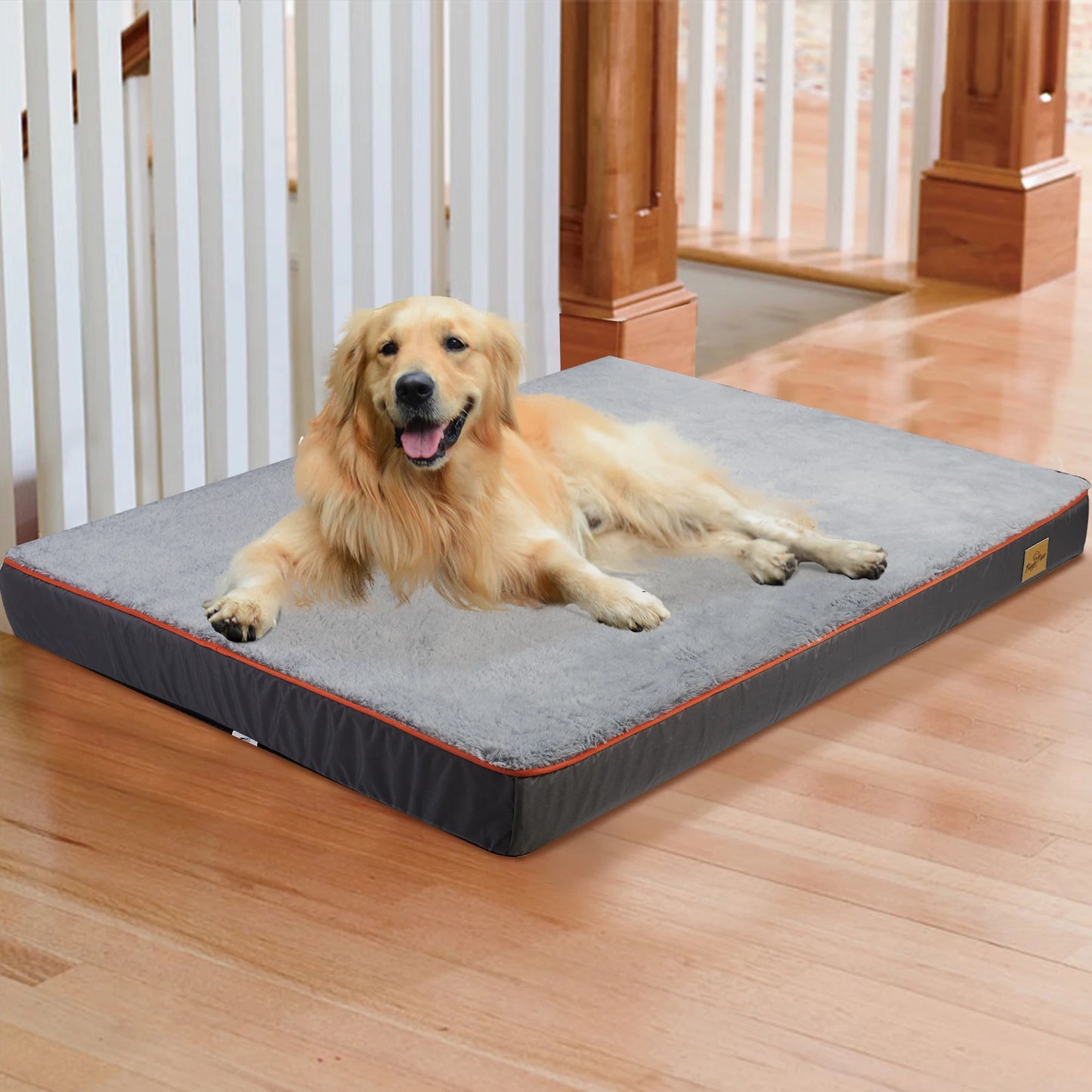 BINGOPAW Orthopedic Dog Bed With Memory Foam Waterproof Removable Cover