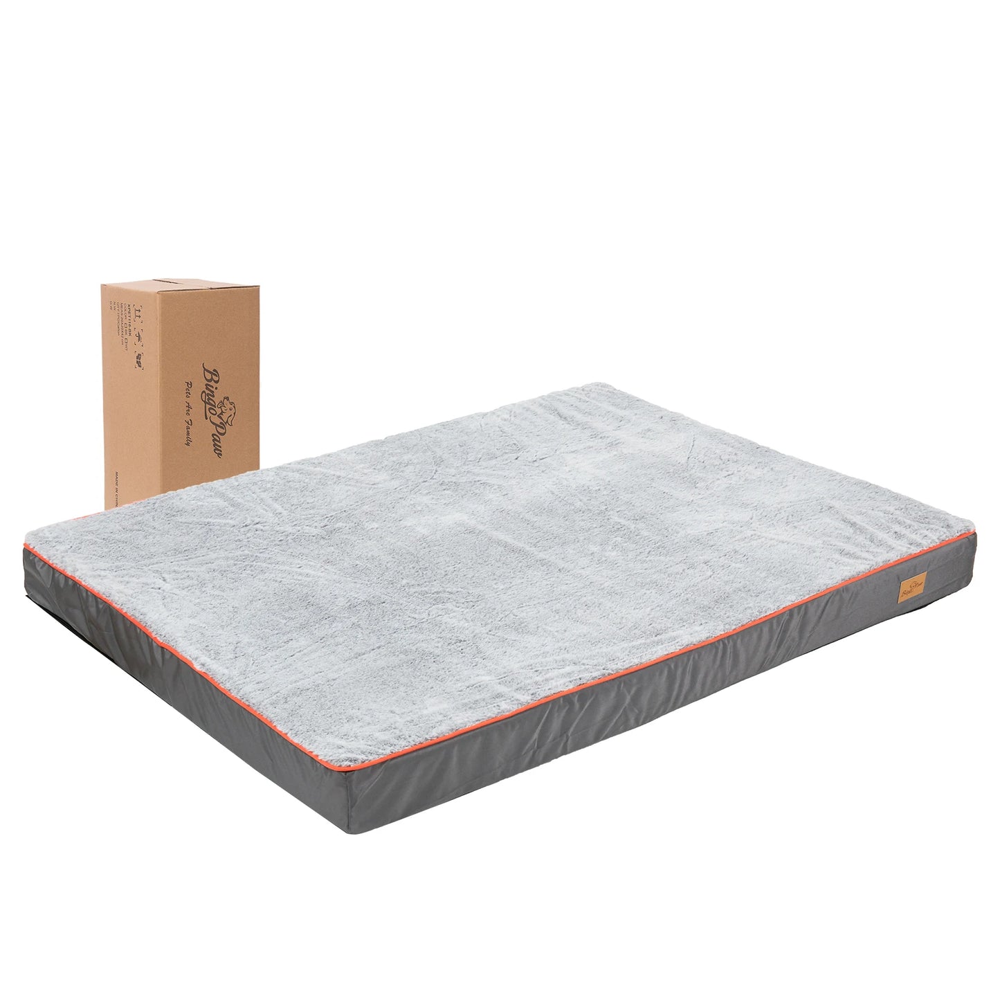 BINGOPAW Orthopedic Dog Bed With Memory Foam Waterproof Removable Cover