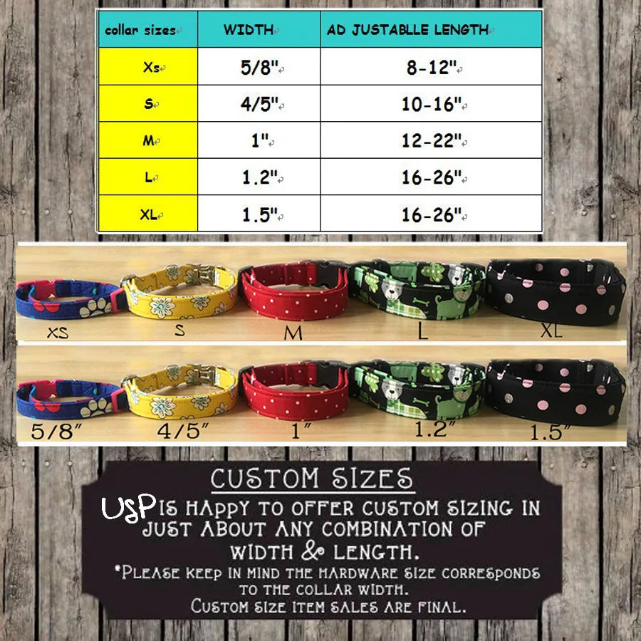 Unique Style Paws Collar And Leash Set With Bow Tie