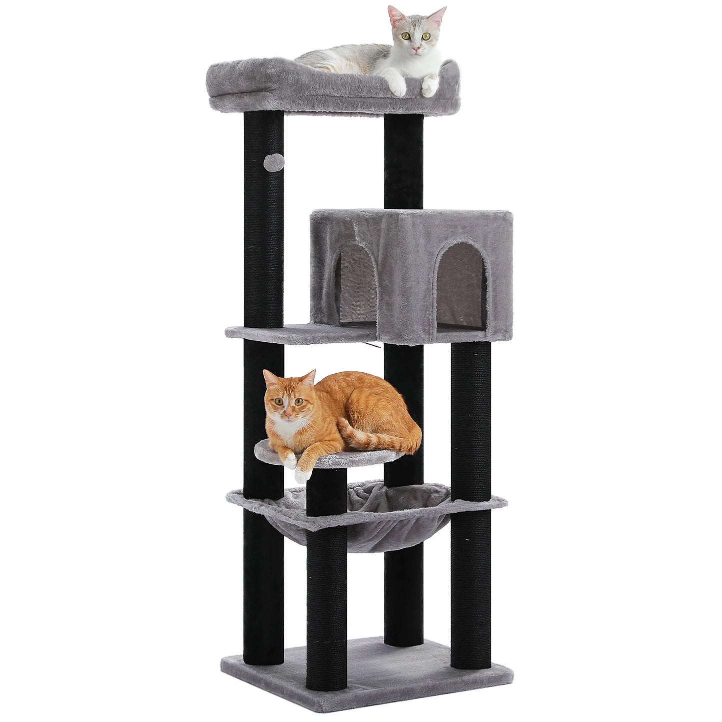 PAWZ Road Cat Tree With Thick Scratching Posts Hammock