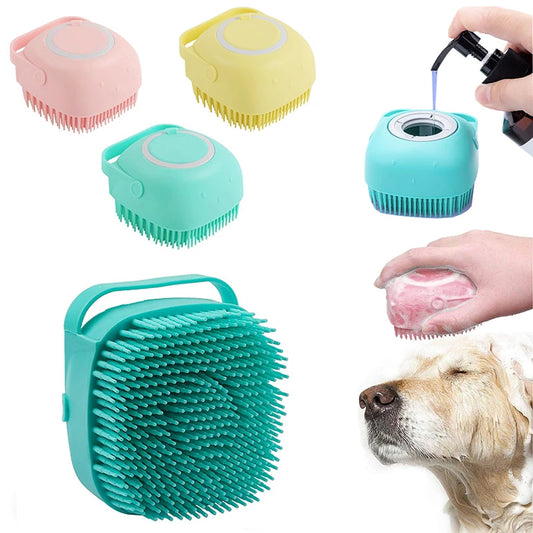 High-concerned Silicone Dog And Cat Bath Massage Gloves