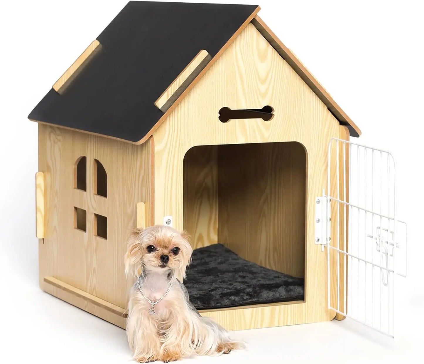 High Concerned Premium Wooden Dog House For Small Pets Indoor