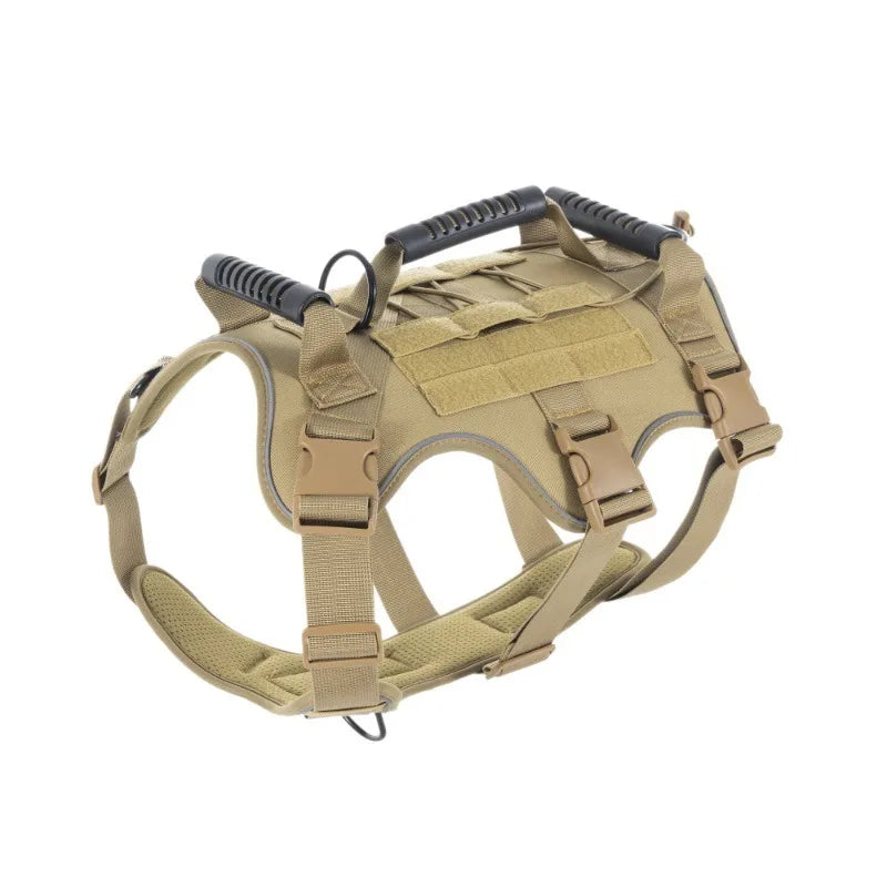 NONECN Tactical Reflective Dog Harness Quick Release For All Dogs