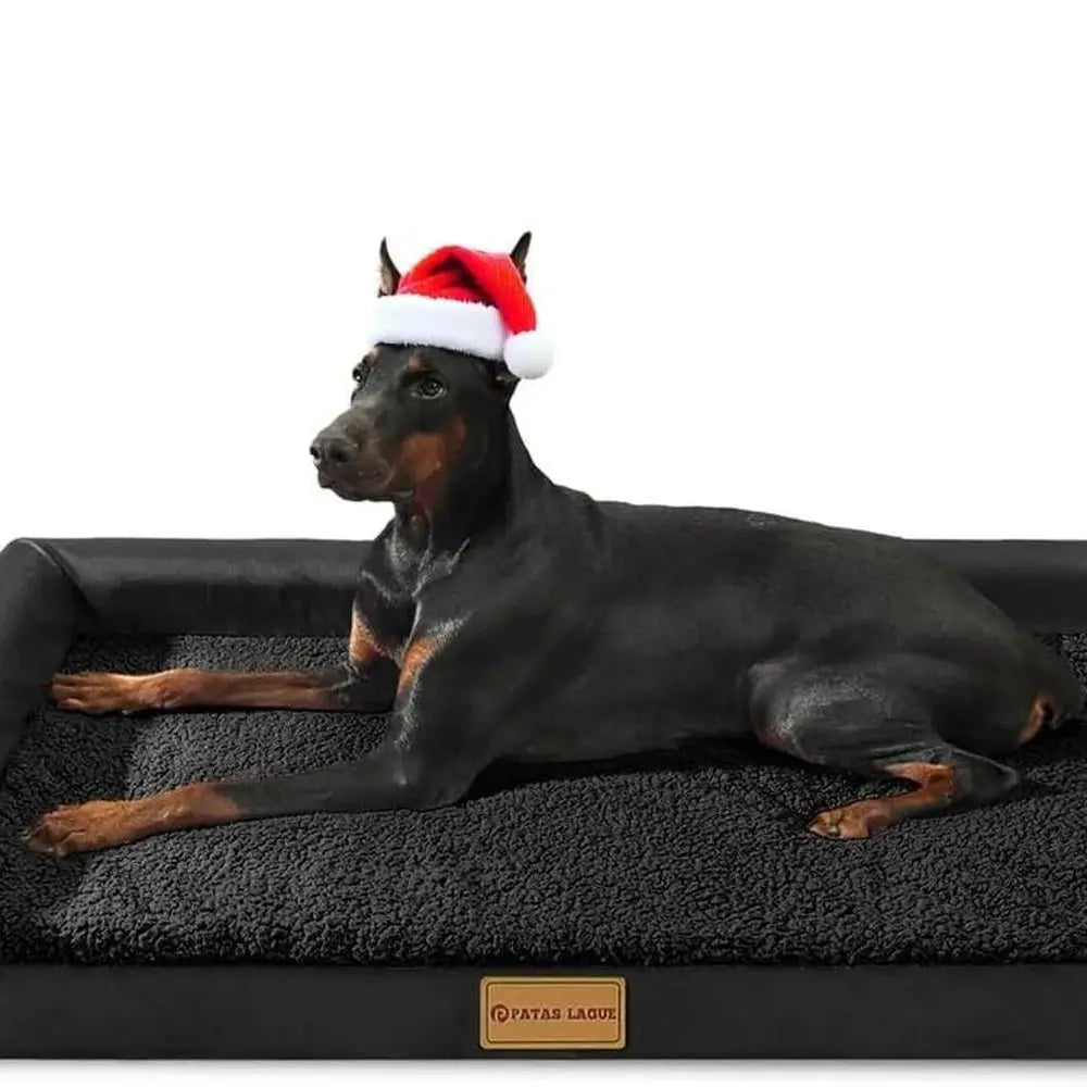 Orthopedic Dog Bed Waterproof Removable Cover Non Skid Bolster