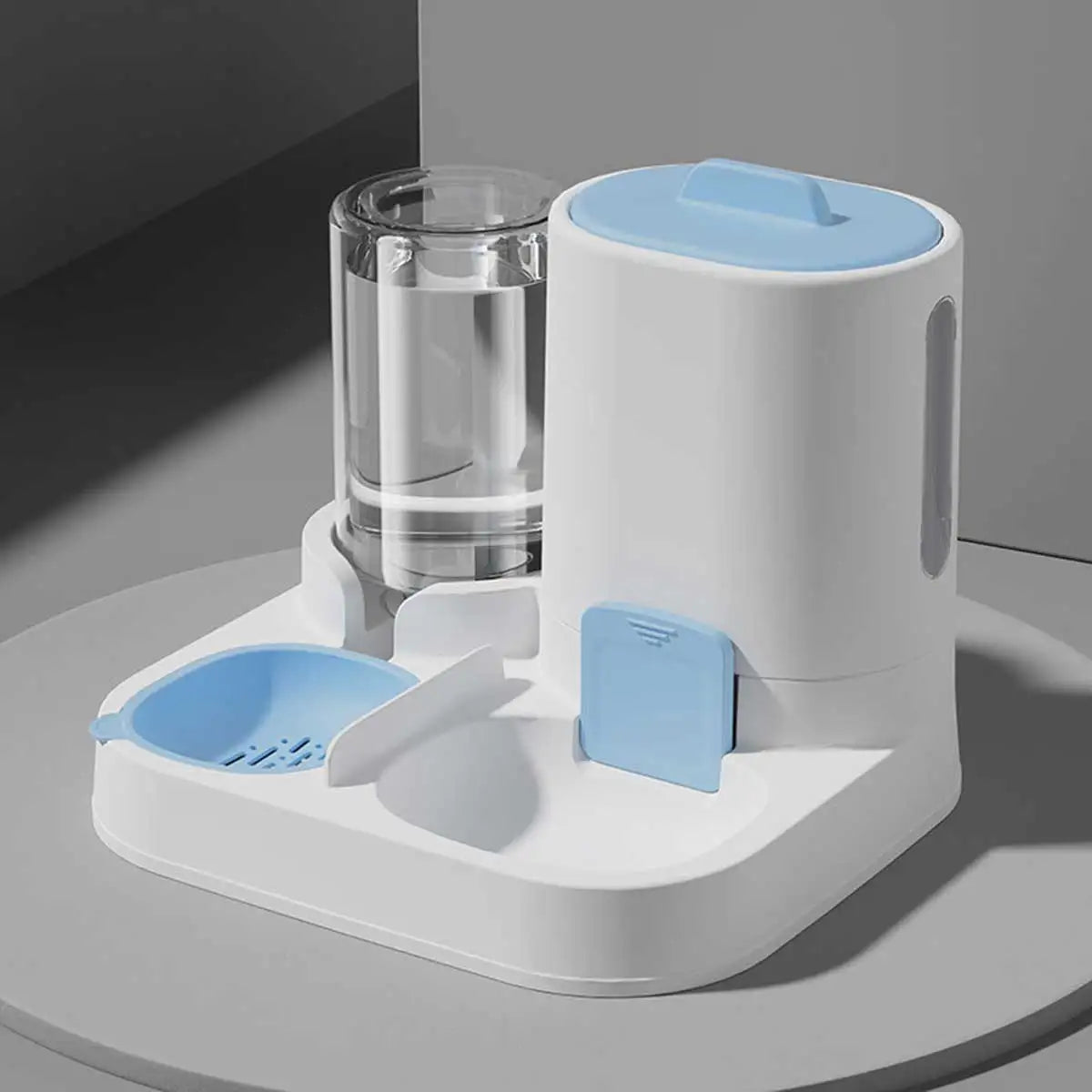 Dual Purpose Pet Feeder And Waterer With Large Capacity