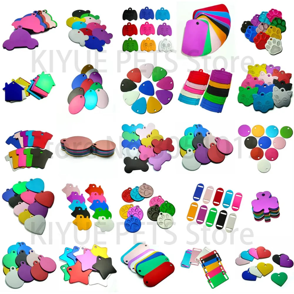 KIYUECN Personalized Aluminum Dog ID Tag With Name And Phone