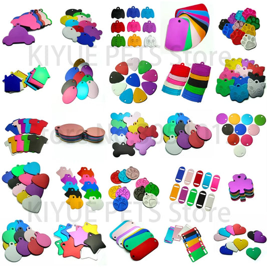 KIYUECN Personalized Aluminum Dog ID Tag With Name And Phone