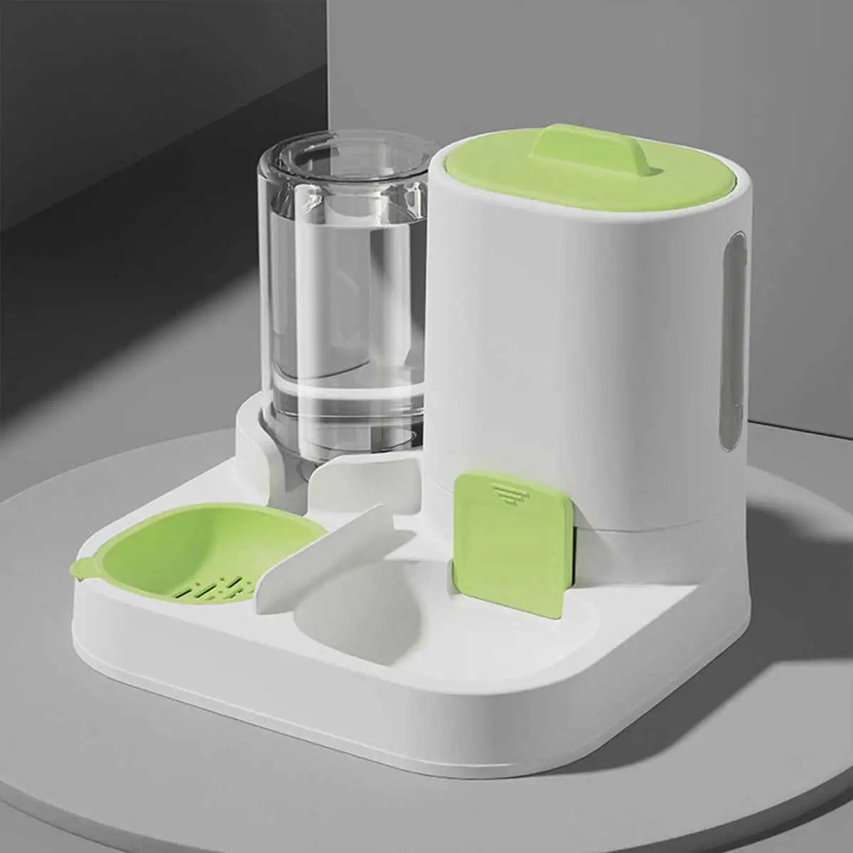 Dual Purpose Pet Feeder And Waterer With Large Capacity