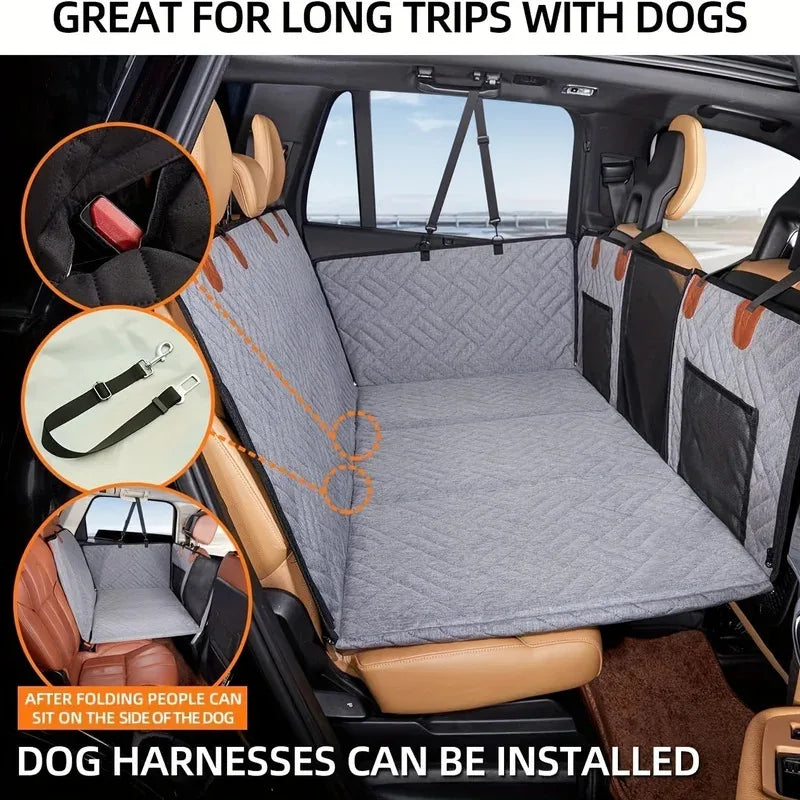 UNBOC Waterproof Dog Seat Cover Hammock For Cars Durable Nonslip