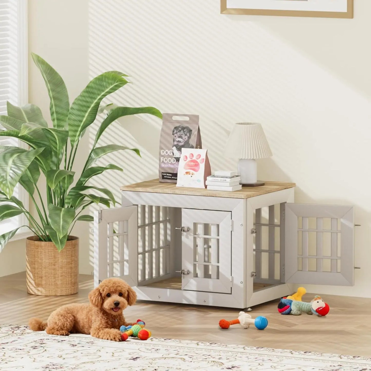 Heavy Duty Dog Crate End Table For Small Dogs