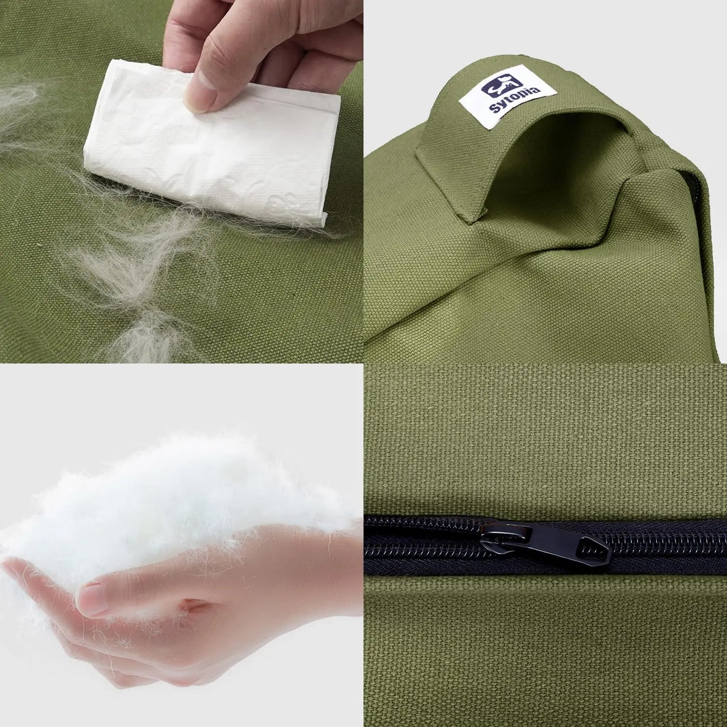 Waterproof Dog Bed With Removable Washable Cover For Indoor Outdoor