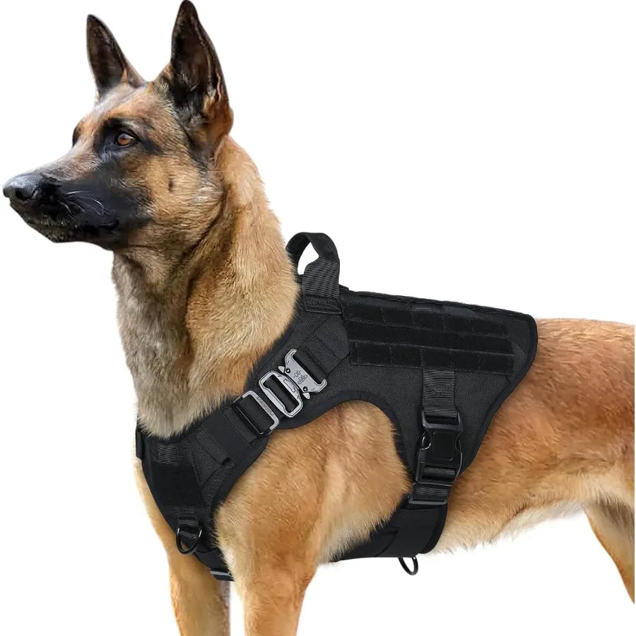 Hign Concerned Tactical Dog Harness No Pull Handle