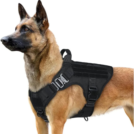 Hign Concerned Tactical Dog Harness No Pull Handle