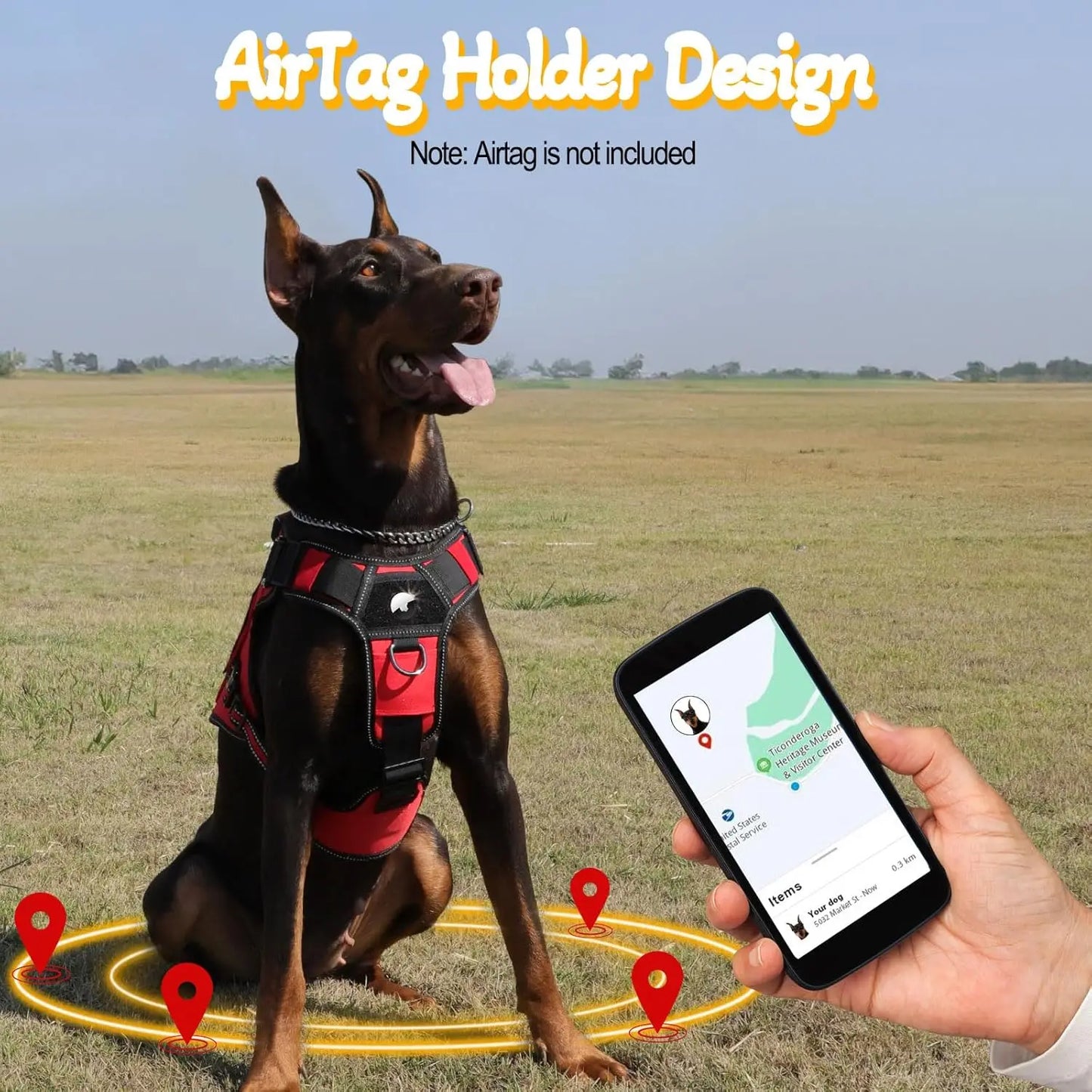 Tactical Dog Harness With Metal Buckles Reflective No Pull Vest For Dogs