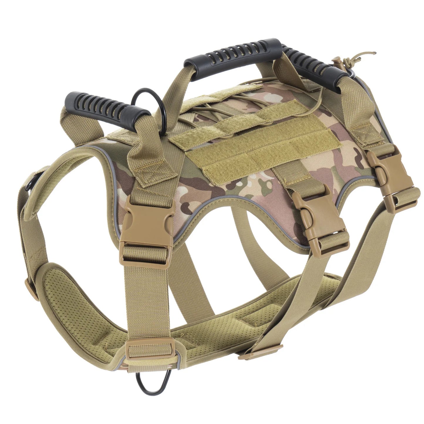 NONECN Tactical Reflective Dog Harness Quick Release For All Dogs