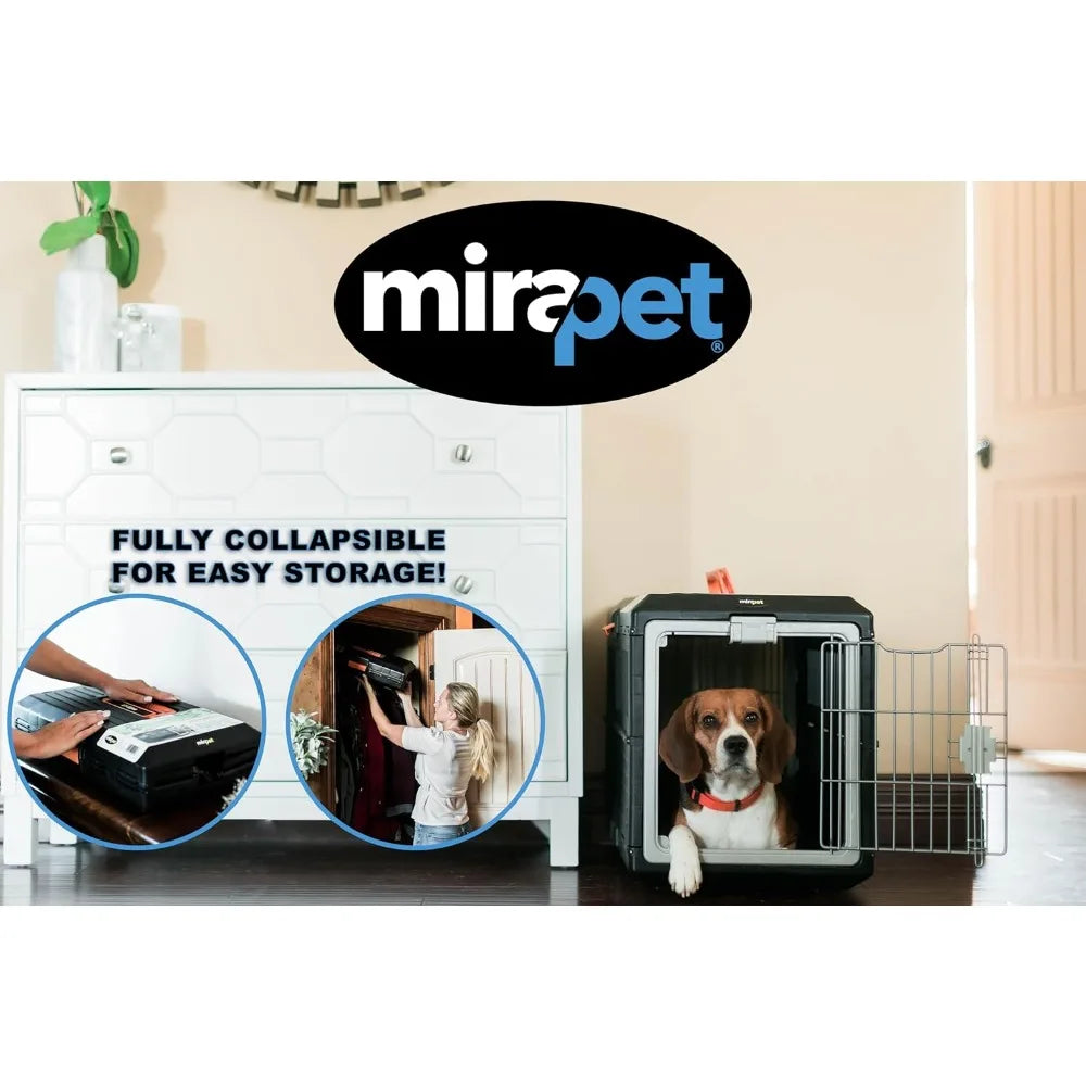 Collapsible Pet Carrier For Cats And Dogs With 360 Viewing