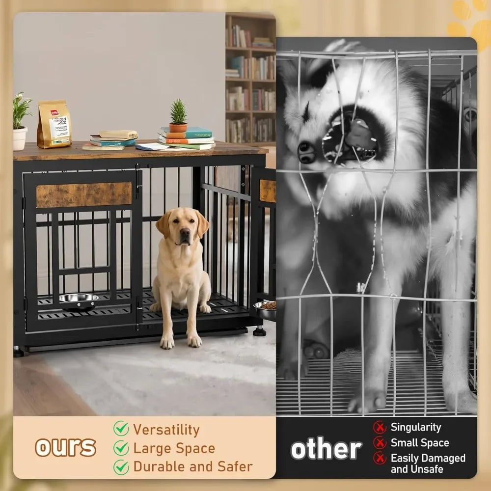 High-concerned Heavy Duty Dog Crate Furniture For Dogs