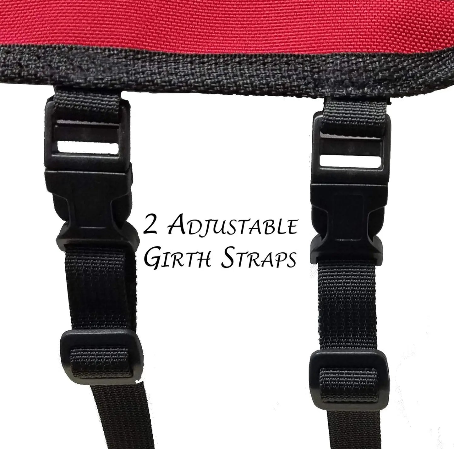 Service Dog Vest With Adjustable Straps And Zippered Pockets Poop Bag Grommet