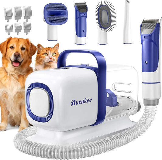 Pet Grooming Kit With Vacuum And Low Noise Hair Clipper