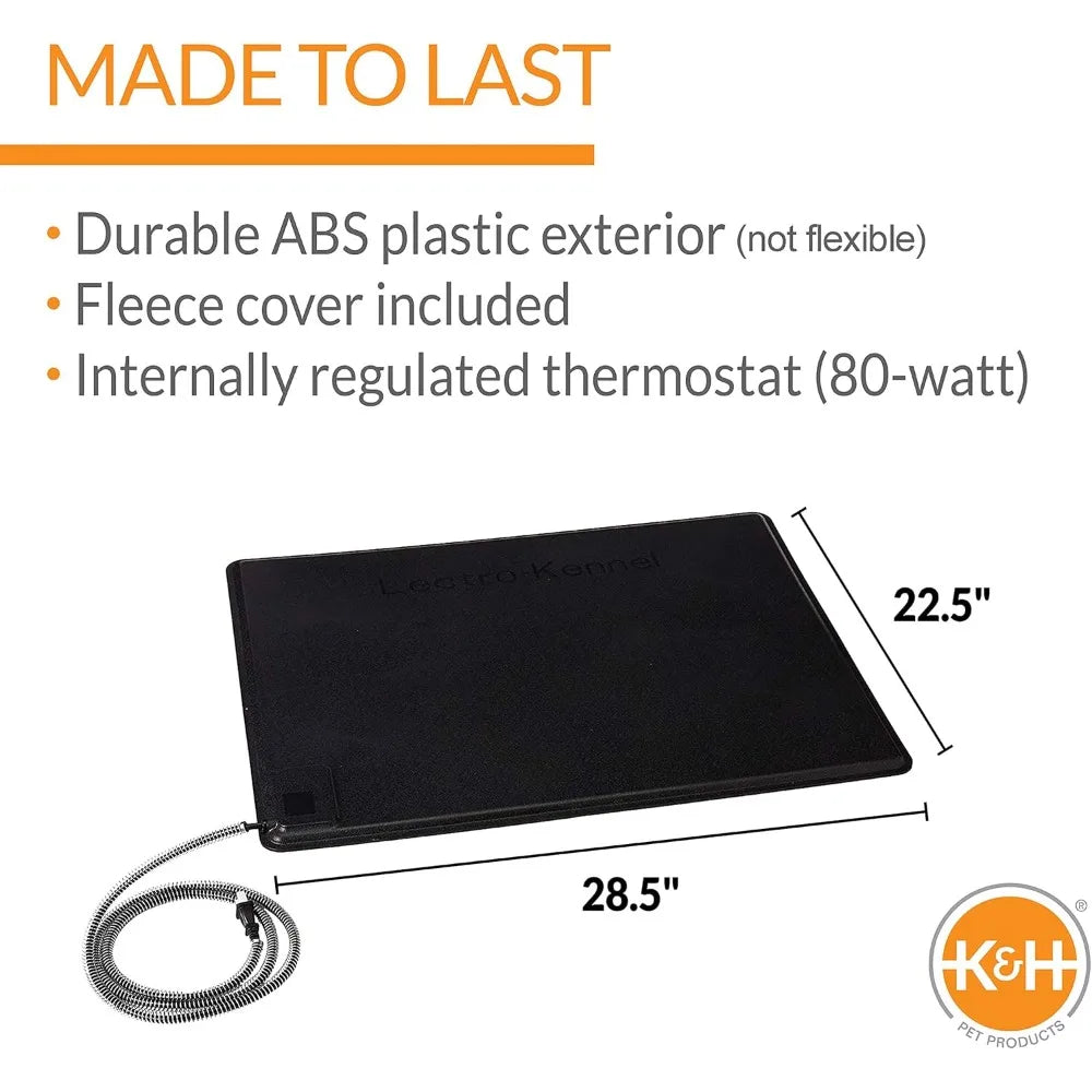 K&H Pet Products Lectro-Kennel Heated Outdoor Pad for Dogs