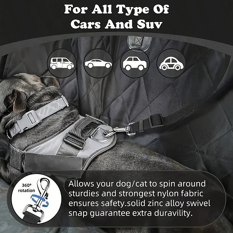 Dog Car Seat Belt Tether For Vehicle Safety Harness