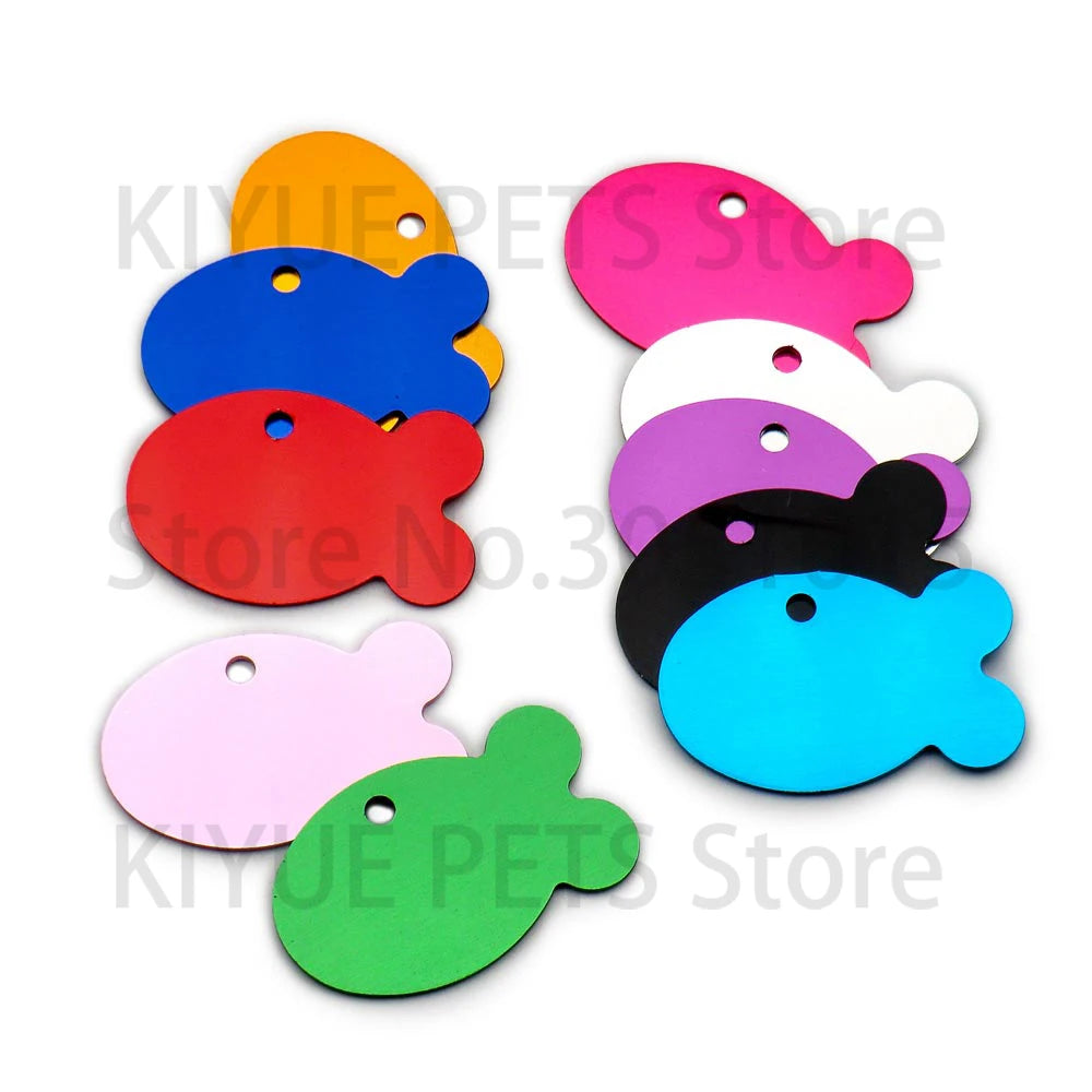 KIYUECN Personalized Aluminum Dog ID Tag With Name And Phone