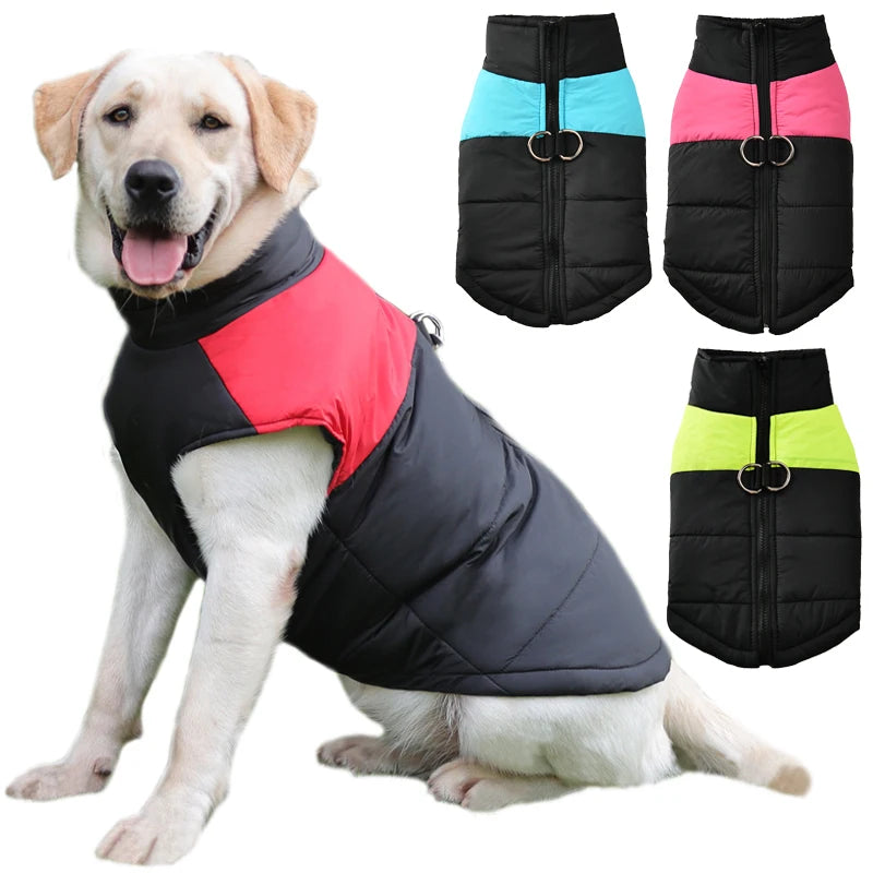 Waterproof Winter Dog Vest Jacket For Small Dogs Warm Coat
