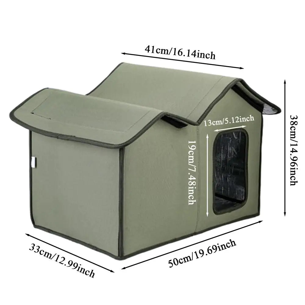 Sichuan Winter Outdoor Cat House Weatherproof Shelter