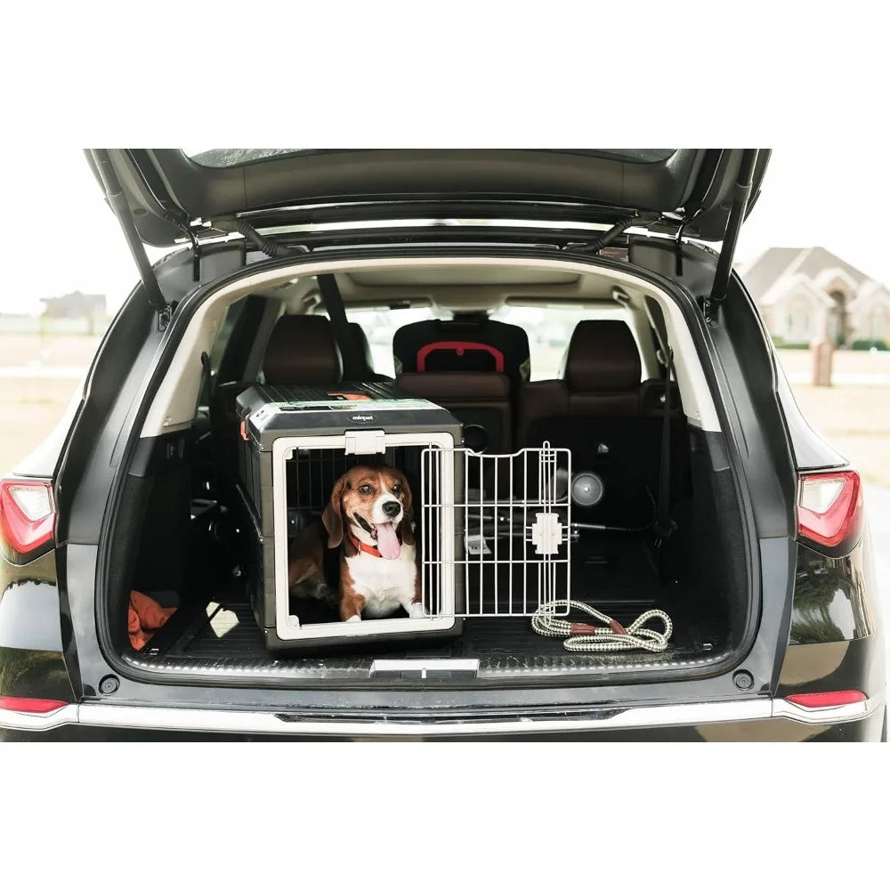 Collapsible Pet Carrier For Cats And Dogs With 360 Viewing