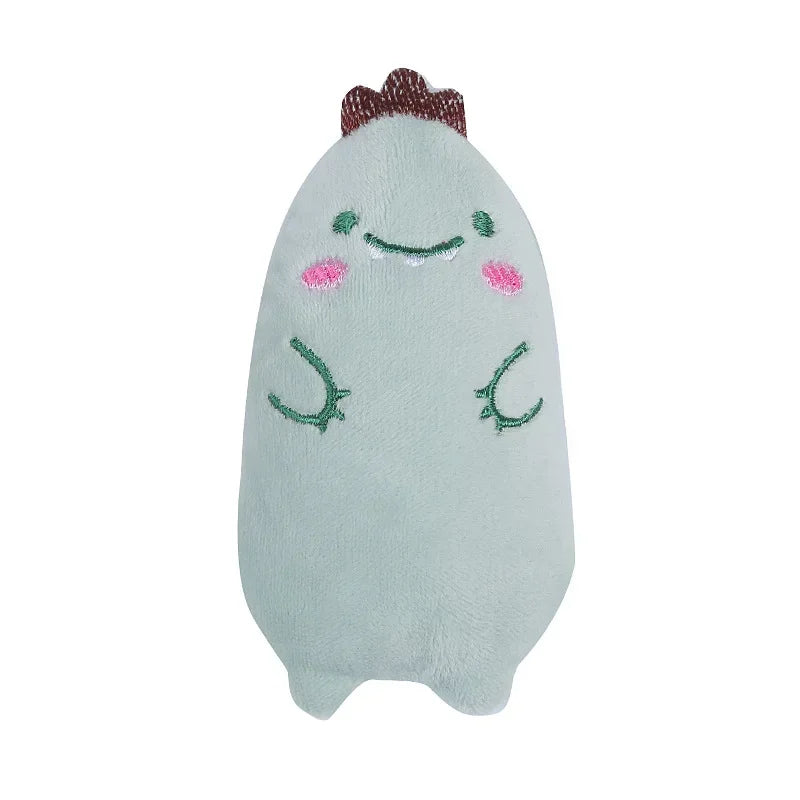 Hign-concerned Catnip Plush Cat Toy Oval Puppet