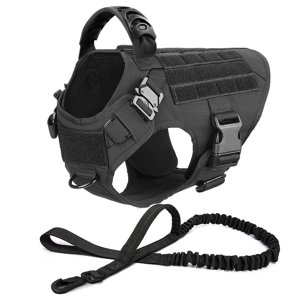PETRAVELCN Dog Harness And Leash Vest For German Shepherd Malinois
