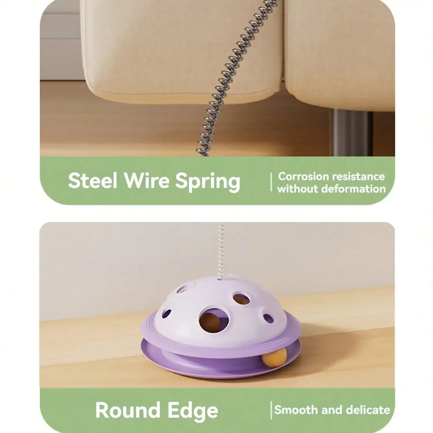 Guangdong Planet Holes Cat Snack Dispenser Toy With 360 Rotating