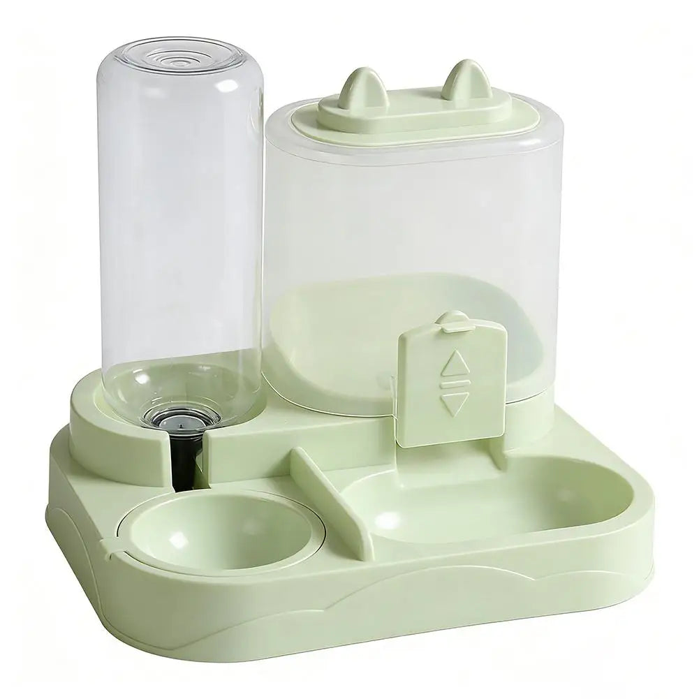 Automatic Cat Feeder And Waterer All In One Dispenser