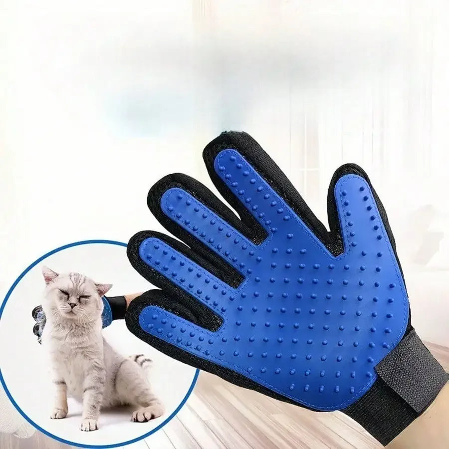 AEDGCN Pet Grooming Gloves for Cats and Dogs Deshedding Massage