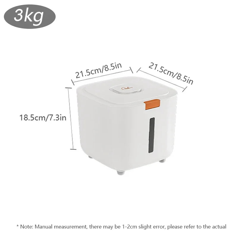 Pet Food Storage Barrel Sealed Moistureproof For Cat And Dog