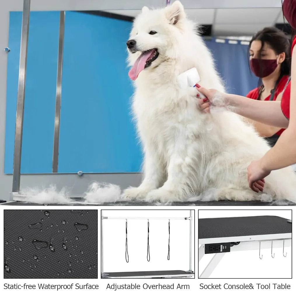 Electric X Shaped Lift Pet Grooming Table for Dogs