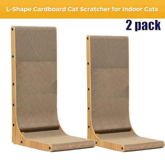 Guangdong L Shape Cat Scratcher Cardboard Cat Scratching Pad