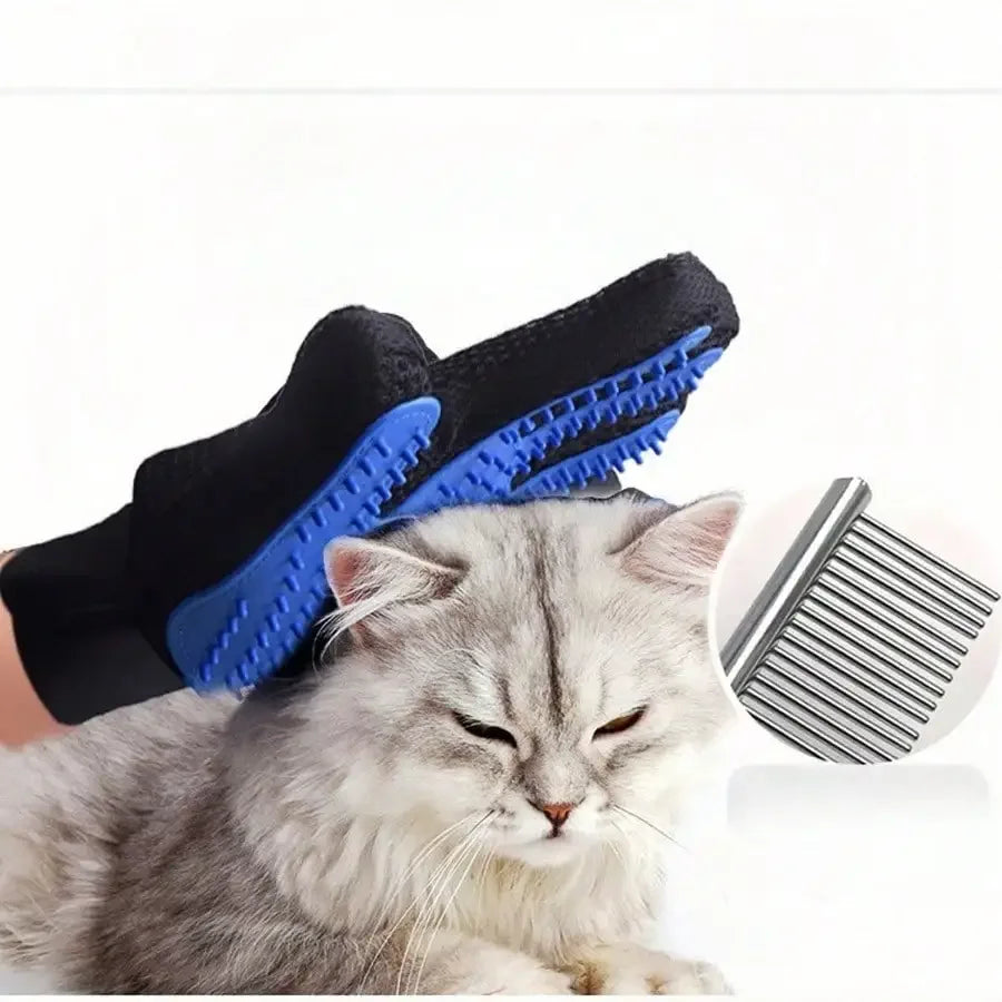 KYJGCN Premium Pet Grooming Gloves Deshedding Massage Mitt