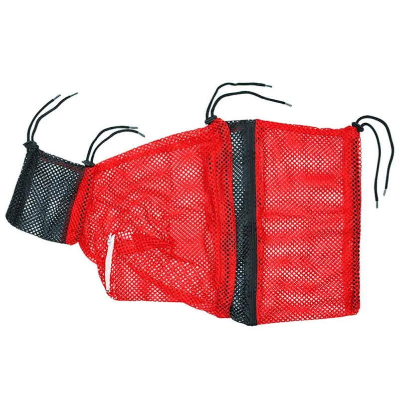 Mesh Cat Groom Bath Bag Adjustable Restraint For Nail Trim